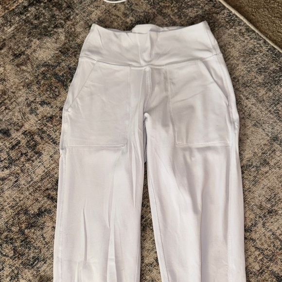 Lululemon Athletica White Track Pants - Picture 1 of 4